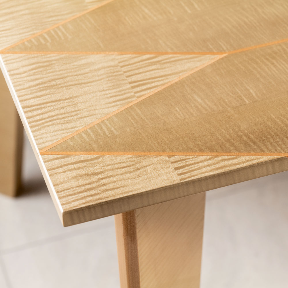 ダイニングテーブル「YABANE」シカモア（SK-12）全3サイズ【受注生産品