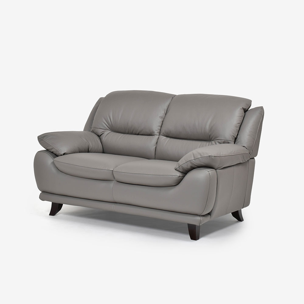 ラブソファ 2人掛け「オースチンKD」幅156cm 革#H/S-042E エレファント