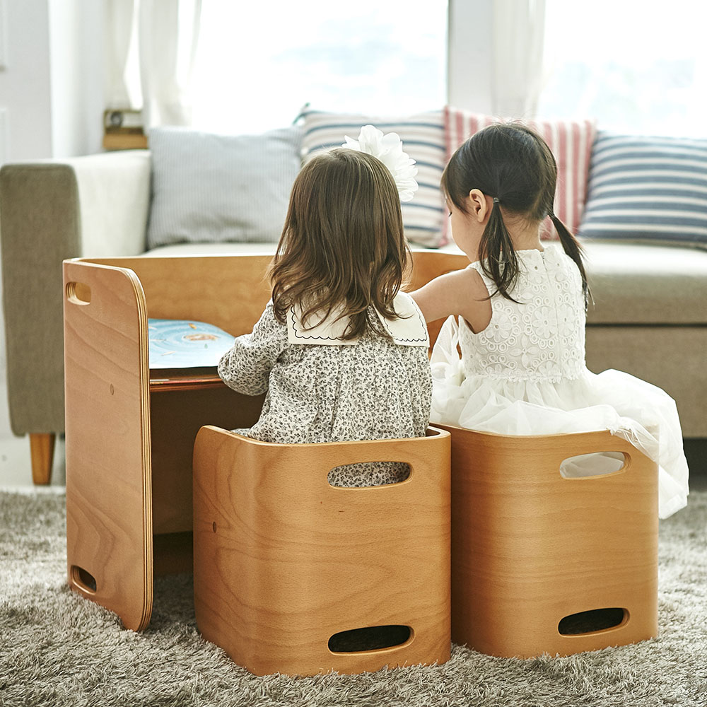 コロコロチェア＆デスク」3点セット ナチュラル | 【公式】大塚家具