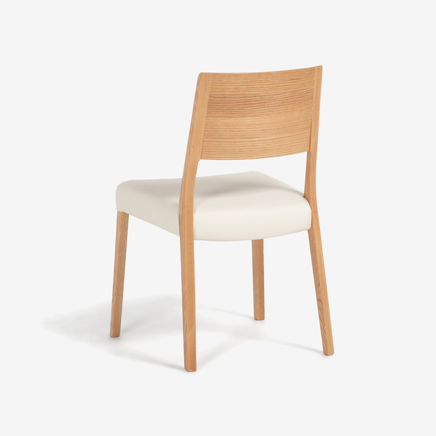 ダイニングチェア「シネマ Bタイプ」レッドオーク材 ホワイトオーク色