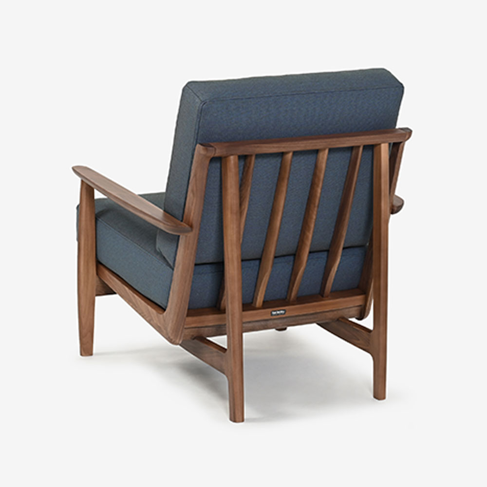 カリモク家具 アームチェア「デセール W306」1人掛け ウォールナット材