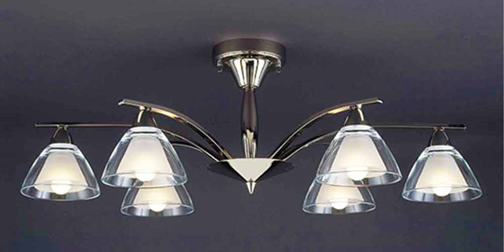 シャンデリア「SAN-3985LN/3+3」8〜10畳用 ランプ別売 | 【公式】大塚