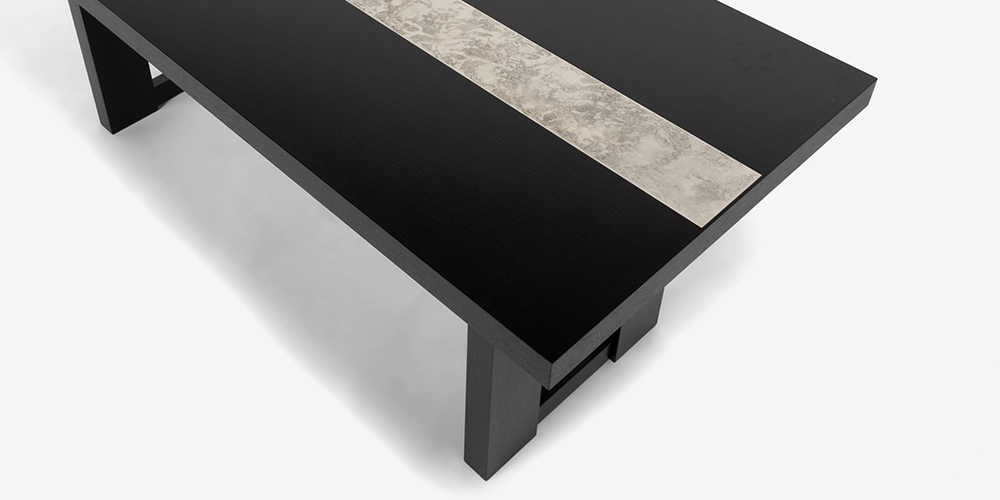 秋田木工 ダイニングテーブル 「KAC-002」ナラ材ダークブラウン色