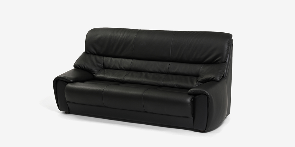 ソファ 3人掛け「NEWハイバック3」幅190cm 半革張り 全10色 | 【公式