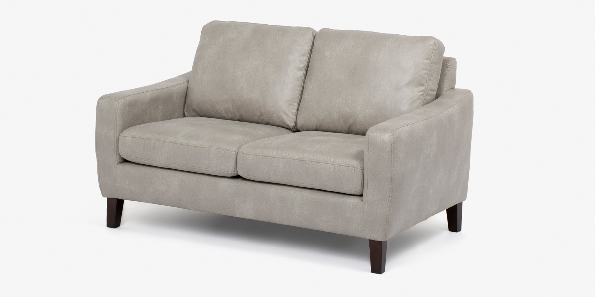 ラブソファ 2人掛け「イブ SD-294C」幅140cm 布#K20 グレージュ色 脚部