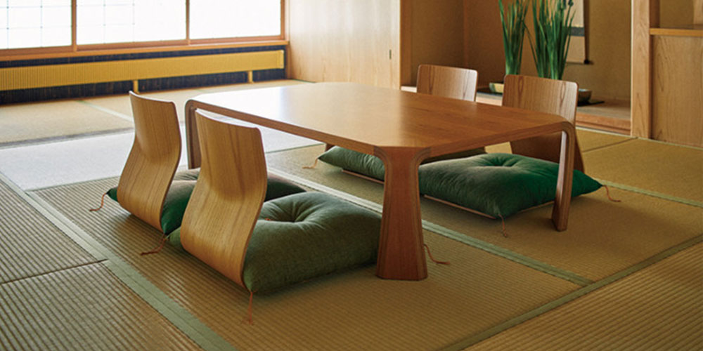 天童木工 座卓「イヌイ T-0263」幅75.5cm 全3種【受注生産品