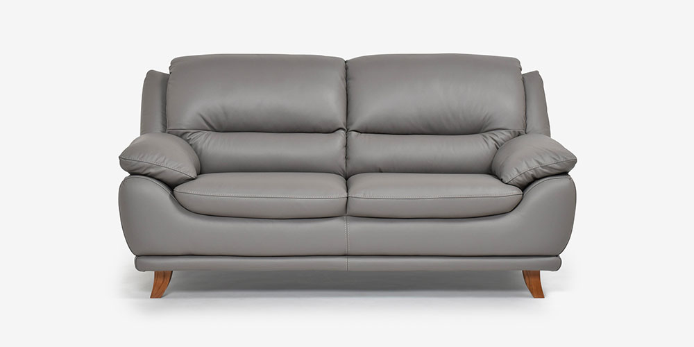 ソファ 2.5人掛け「オースチンKD」幅187cm 革#H/S-042E エレファント