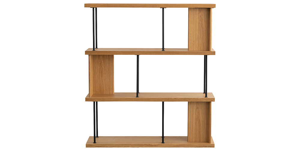 シェルフ 「デリック」 幅120cm ハイタイプ オーク材 | 【公式】大塚