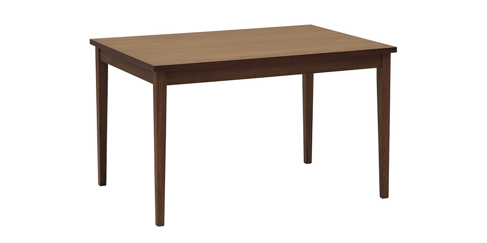 伸長式ダイニングテーブル「フラン」幅120-156cm ウォールナット材