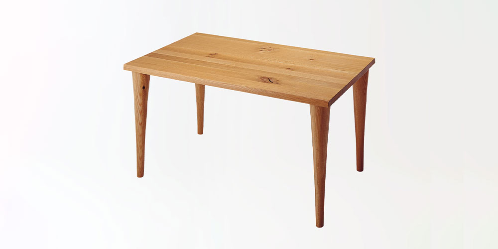 飛騨産業 ダイニングテーブル「森のことば SN344WP」幅160cm ホワイト