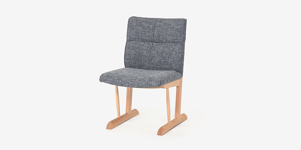 飛騨産業 チェア「KAYA3 -カヤ3- LF220R」レッドオーク材 WO色 布＃C