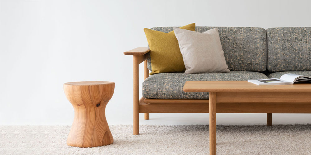 飛騨産業 ソファ 2.5人掛け「SATSUKI -サツキ- FP105WLN」幅180cm