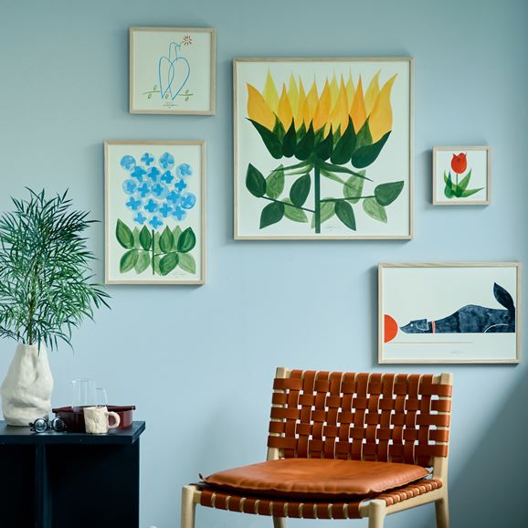 定番品】 山口一郎 「neoflower ヒマワリ」｜ポスター｜IDEE SHOP Online