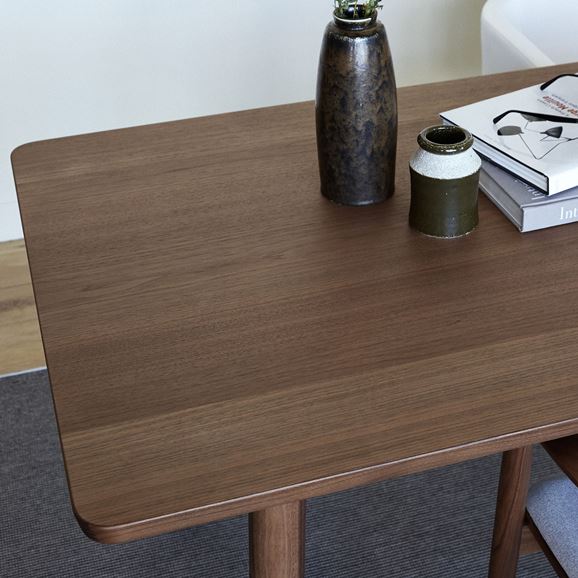 受注生産品】マルニ木工 HIROSHIMA DINING TABLE EXTENTION Walnut