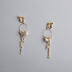 asumi bijoux shirotsumekusa long earring｜ピアス・イヤリング｜IDEE