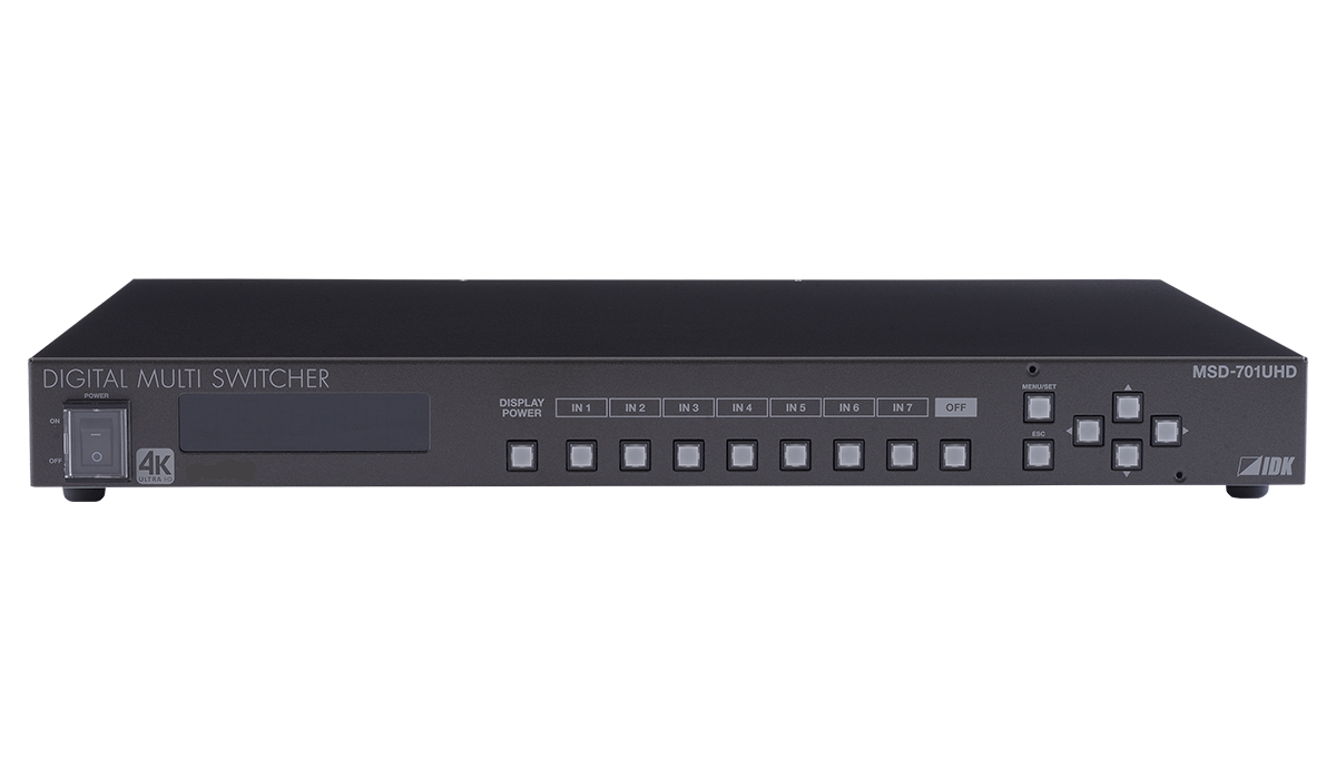 MSD-701UHD 4K@60対応 デジタルマルチスイッチャー | 株式会社アイ