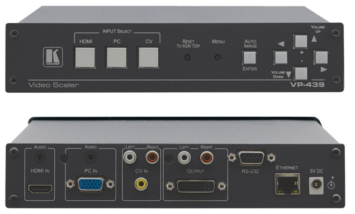 HDMI/PC/コンポジット HDMIスイッチャー/スケーラー VP-439: 映像