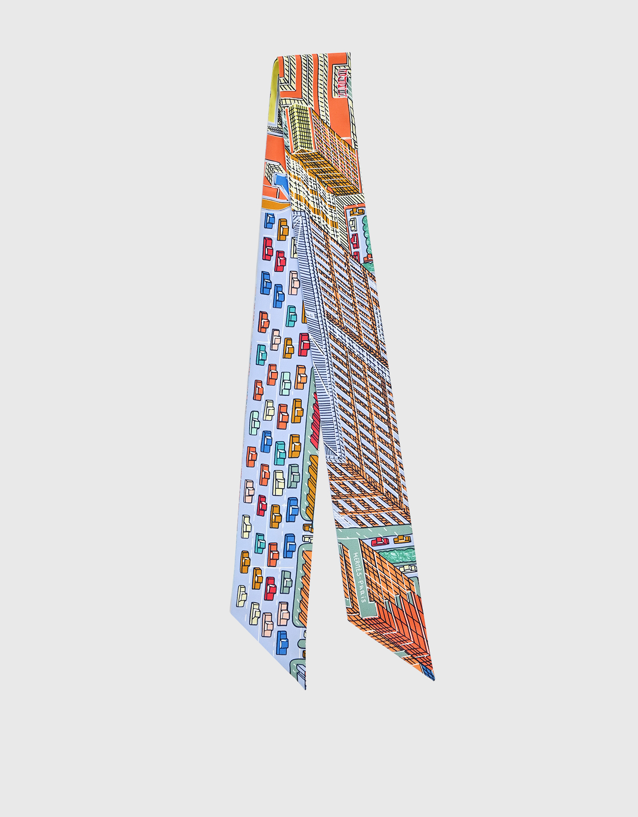 Hermès Hermès Pantin City Twilly Silk Scarf (Scarves) IFCHIC.COM