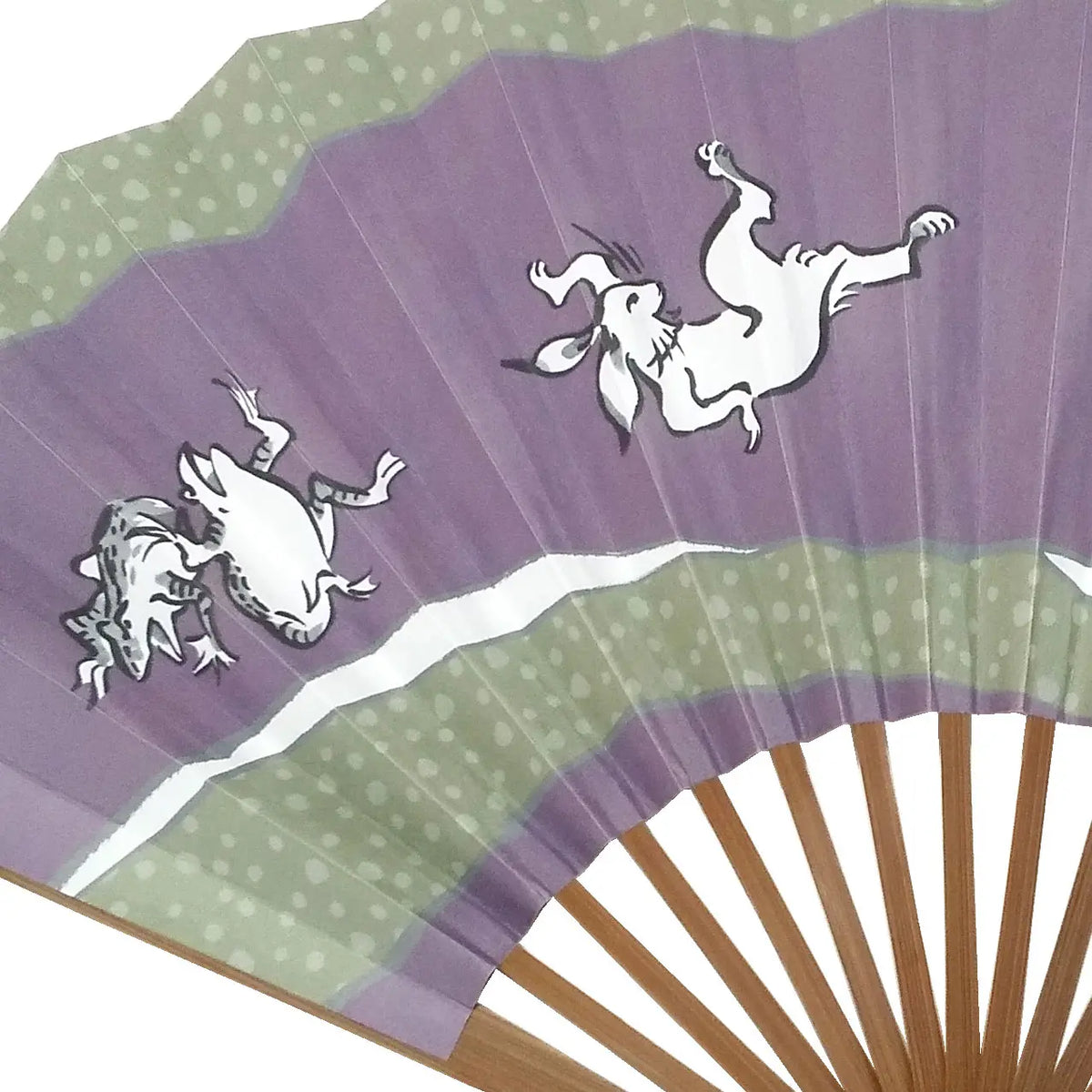 名入れ専用】【2024年新作】江戸扇子 No.36 鳥獣戯画 大爆笑 – 江戸