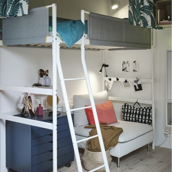 ロフトベッドで、空間コーディネートを楽しもう - IKEA