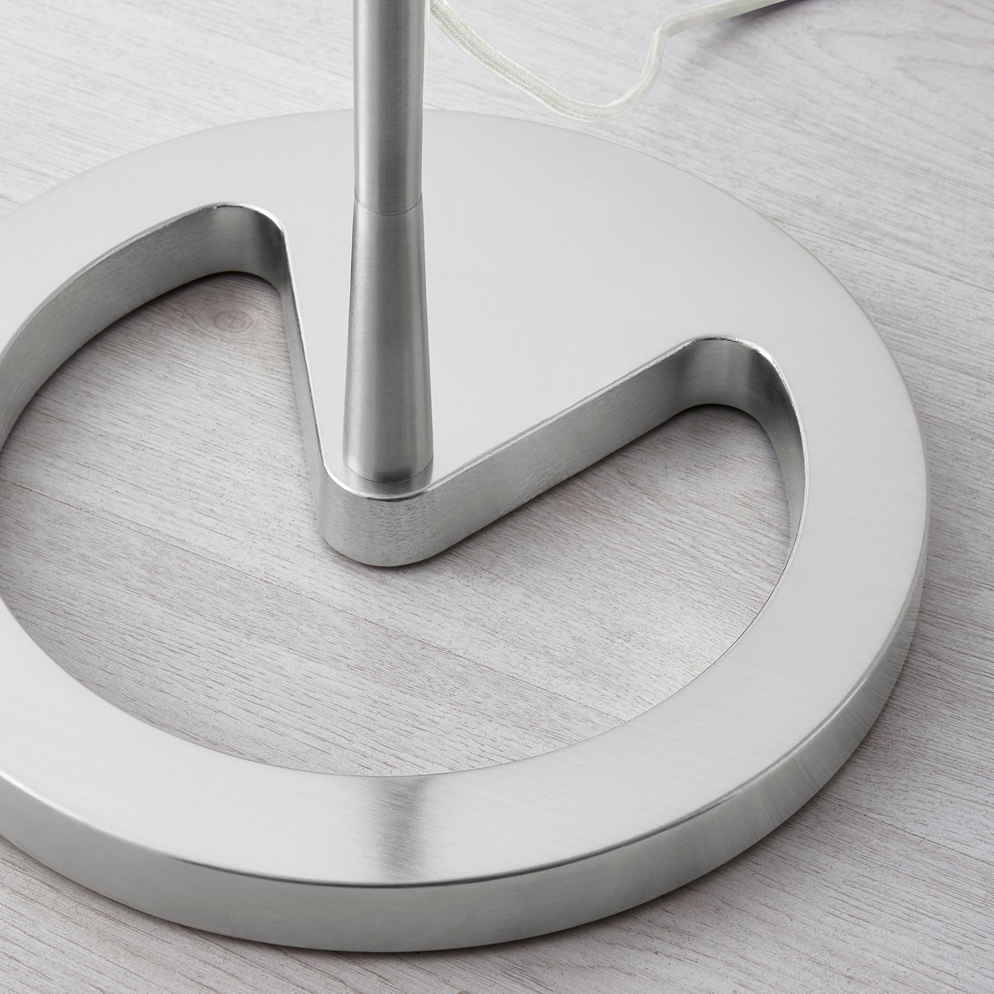 NYFORS ニーフォルス フロアランプ, ニッケルメッキ ホワイト - IKEA