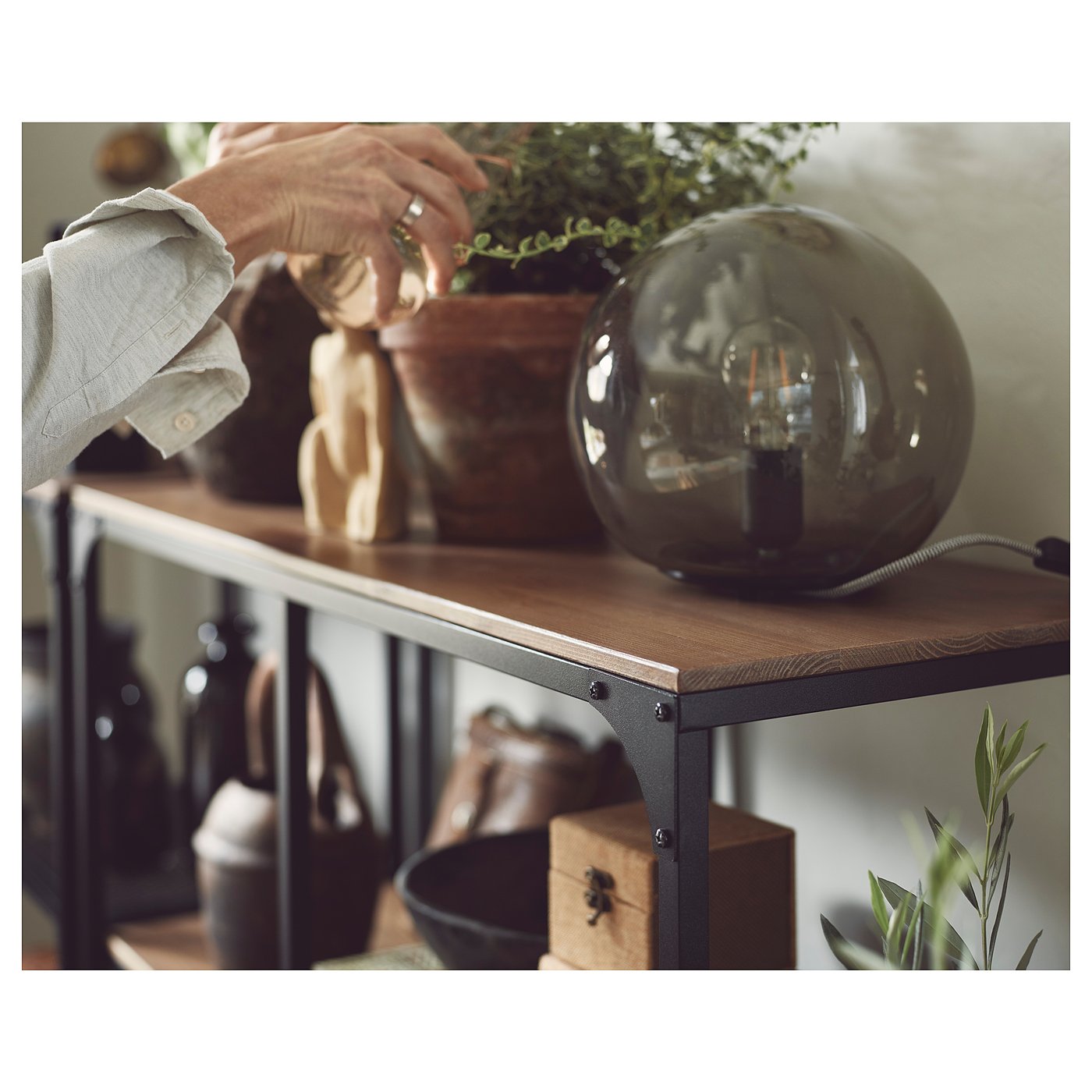 FJÄLLBO フィエルボ シェルフユニット, ブラック, 100x136 cm - IKEA