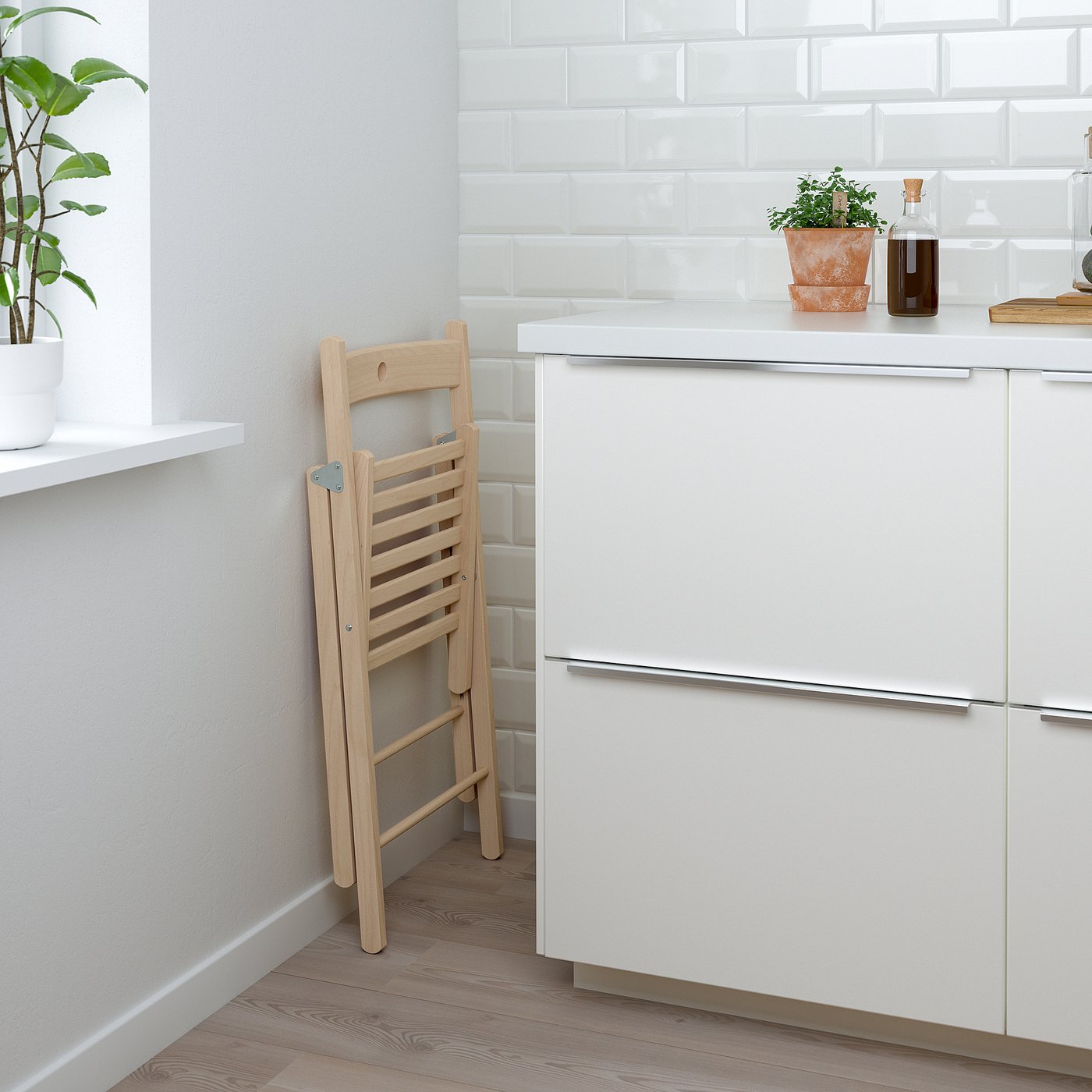 FRÖSVI フロースヴィ 折りたたみチェア, ビーチ - IKEA