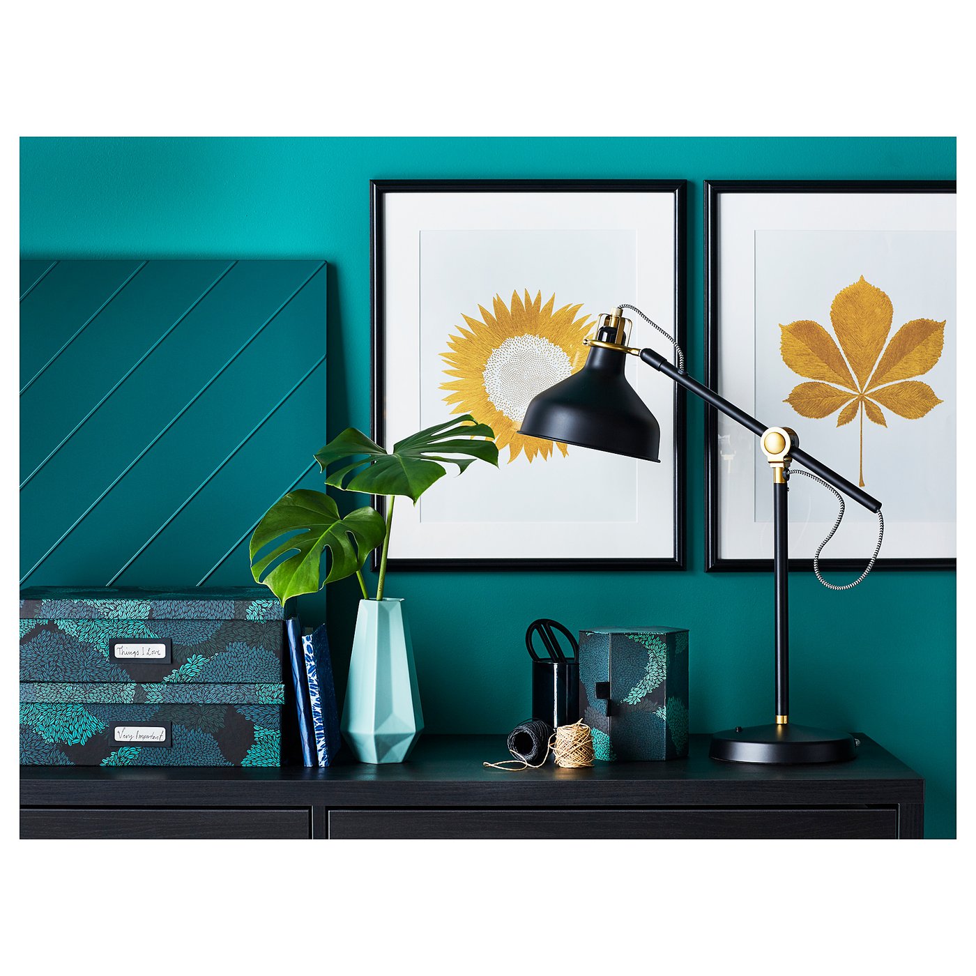 RANARP ラーナルプ ワークランプ, ブラック - IKEA