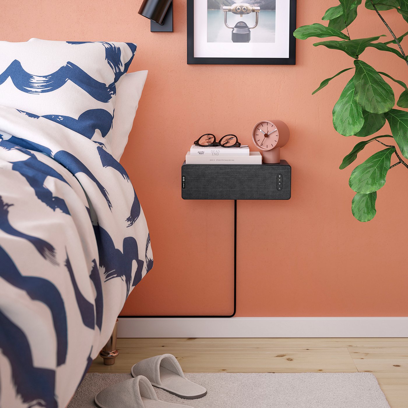 SYMFONISK シンフォニスク ブックシェルフ型WiFiスピーカー, ブラック