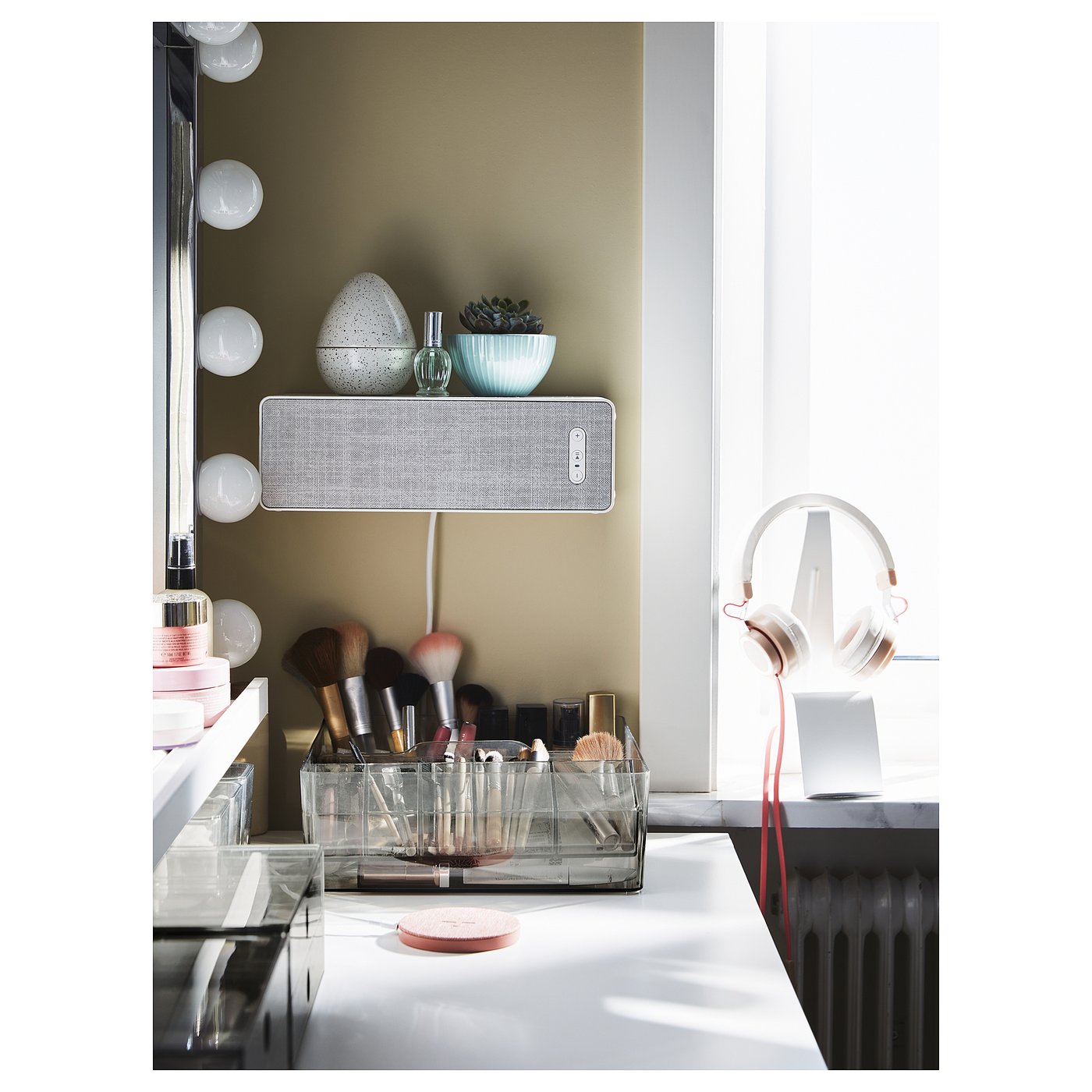 SYMFONISK シンフォニスク ブックシェルフ型WiFiスピーカー, ホワイト