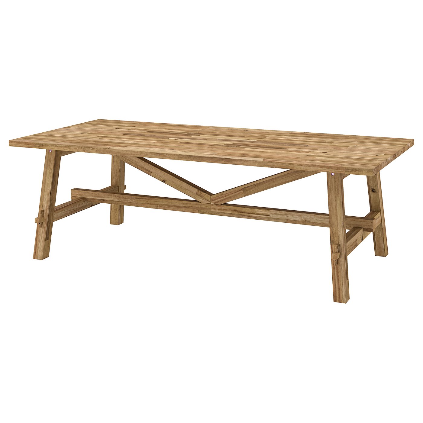 SKOGSTA スコグスタ テーブル, アカシア材, 235x100 cm - IKEA