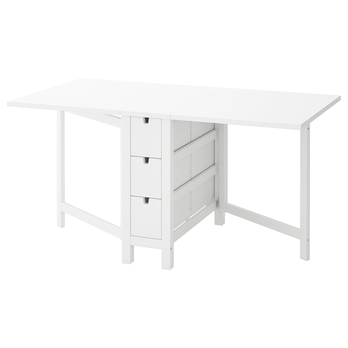 NORDEN Gateleg table, white - IKEA