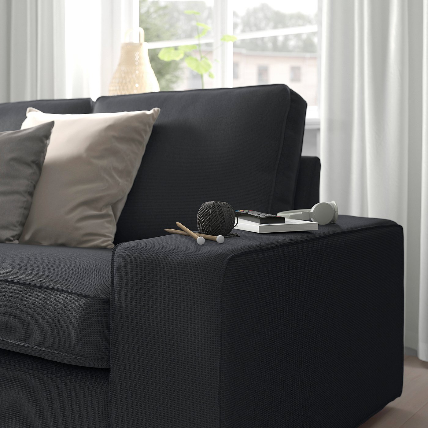 KIVIK loveseat, Tresund anthracite - IKEA