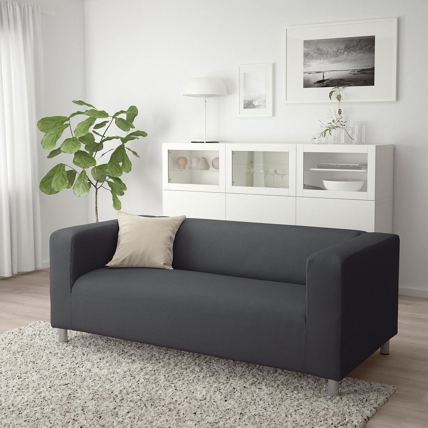 KLIPPAN loveseat, Vissle gray - IKEA