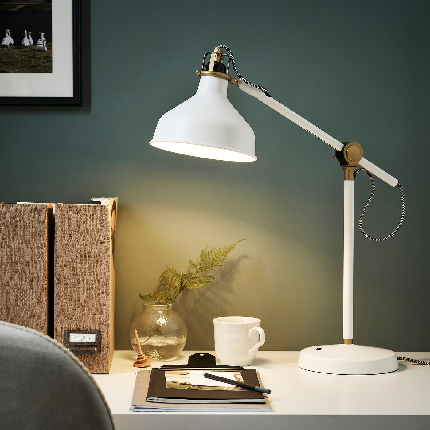 RANARP work lamp, off-white - IKEA