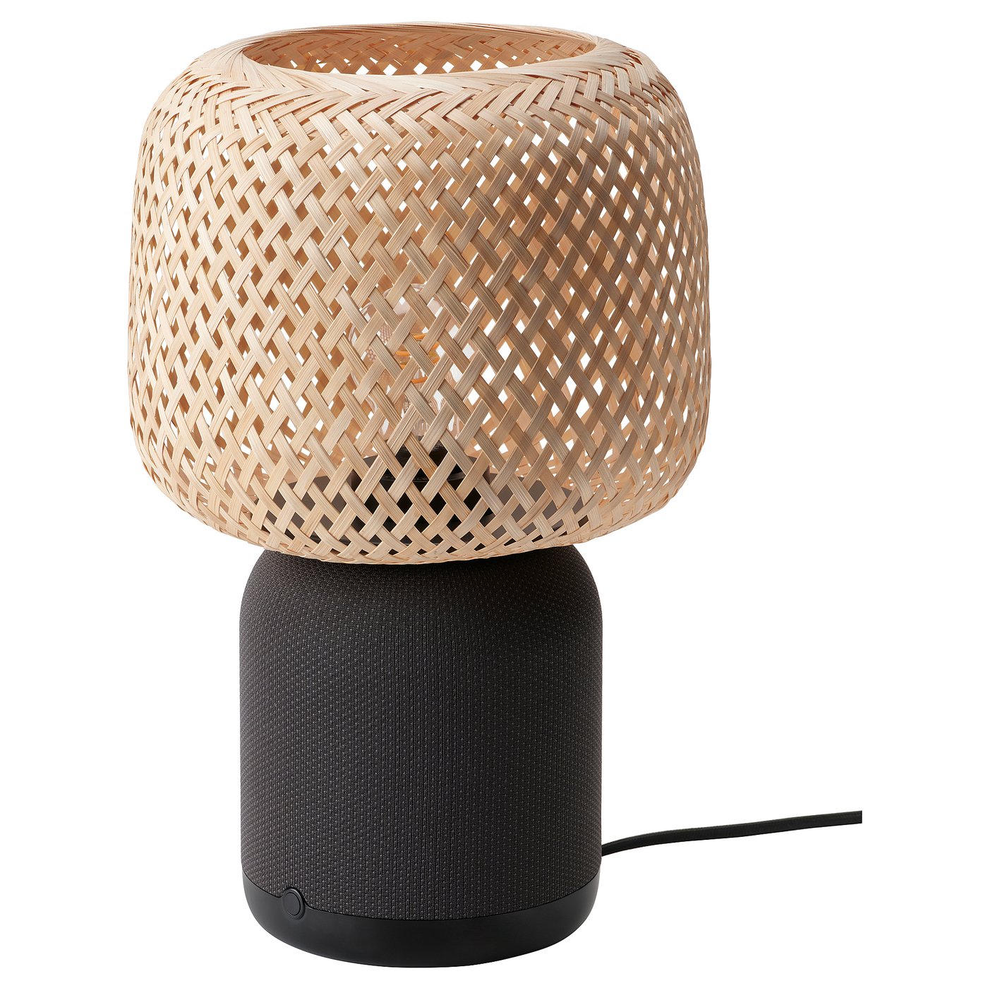 SYMFONISK Sonos speaker lamp w bamboo shade - IKEA