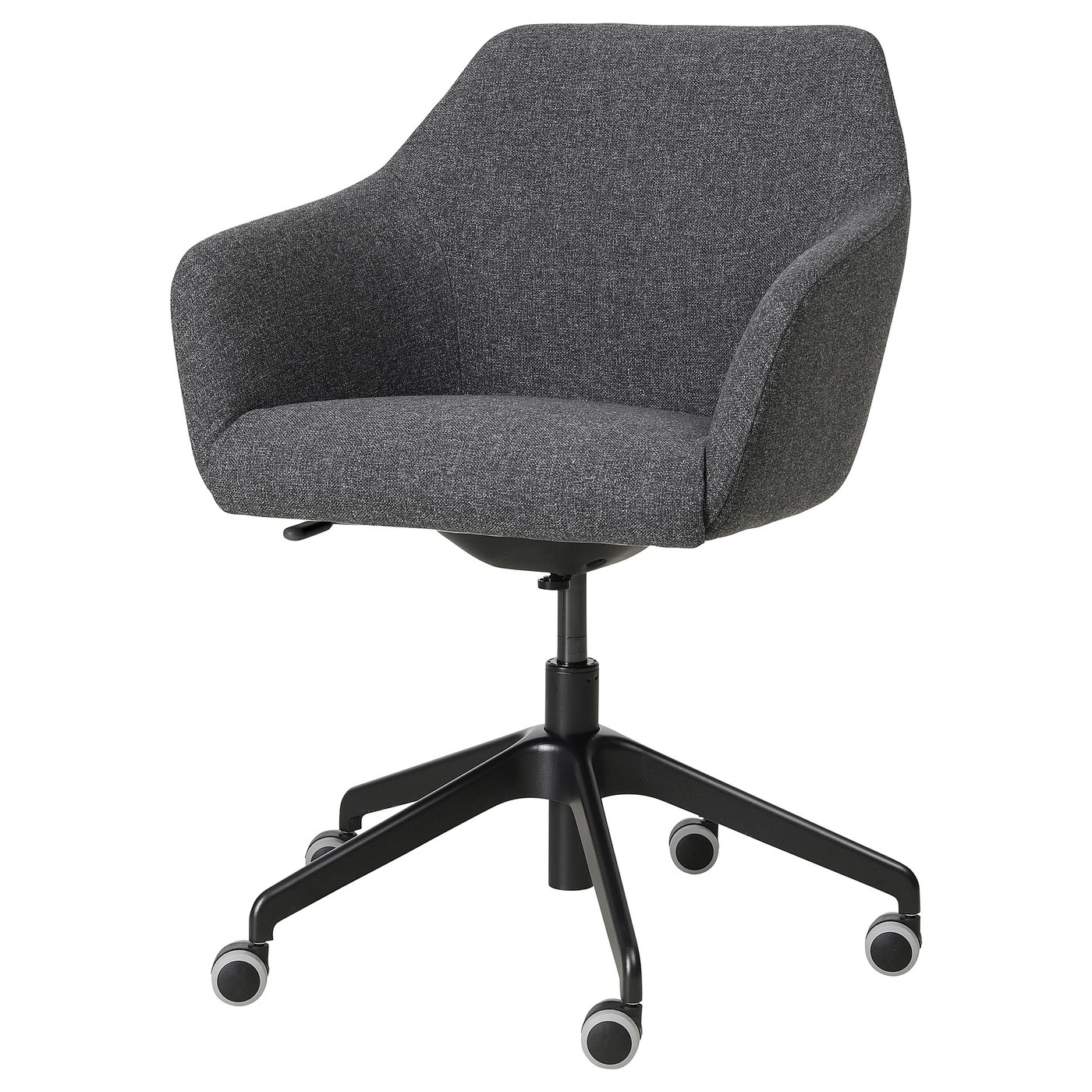 TOSSBERG / LÅNGFJÄLL conference chair, Gunnared dark gray/black - IKEA