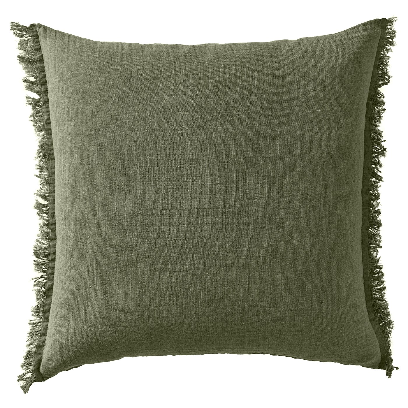 VALLKRASSING cushion cover, gray-green, 20x20