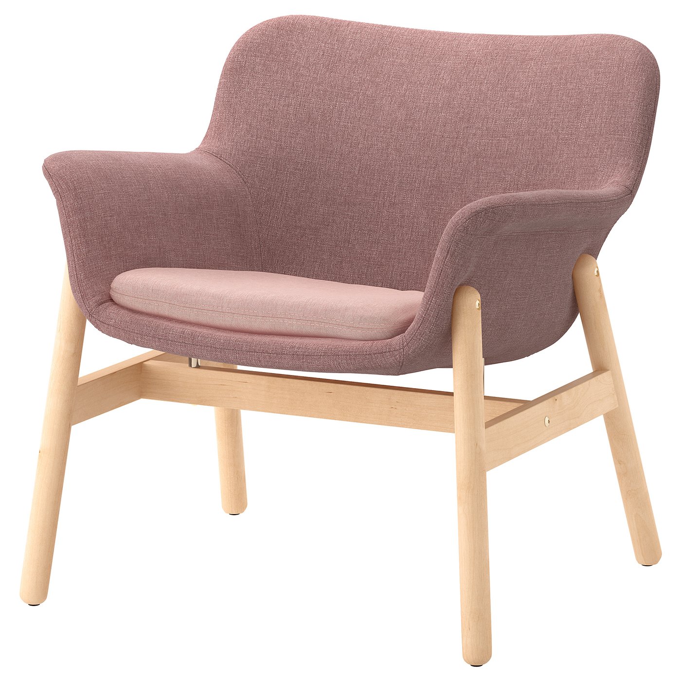 VEDBO armchair, Gunnared light brown-pink - IKEA