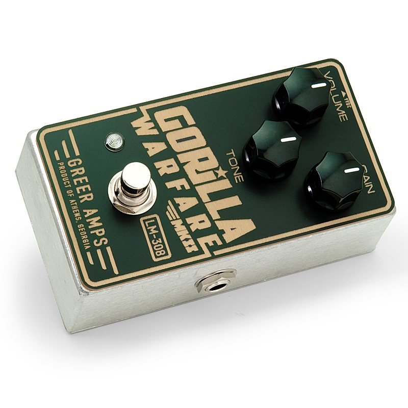 Greer Amps】濃密な歪みが魅力的なディストーション・ペダル“Gorilla