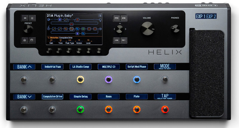 更新！／【Line6】大人気Helix Floorに、特別仕様となる『Space Gray