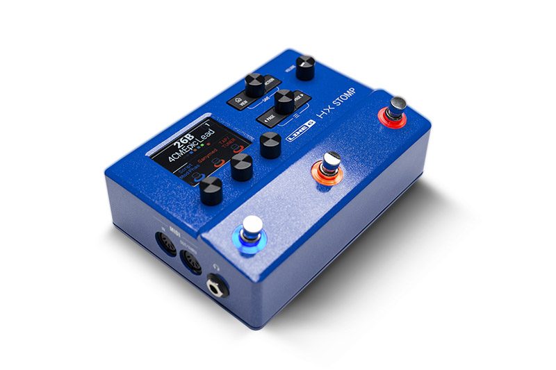 Line 6】Helix Floor&HX Stompに新たな限定色「Lightning Blue」が登場
