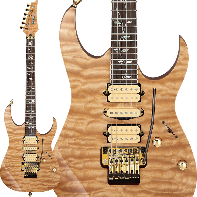 Ibanez】選別銘木材TOP × Edge-Zeroトレモロ搭載の “RG j.custom” 限定