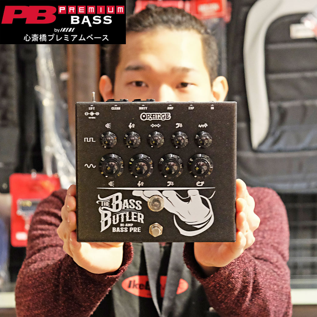 バイアンプの機能を再現できる、Orangeのプリアンプ、BassBatlerが入荷