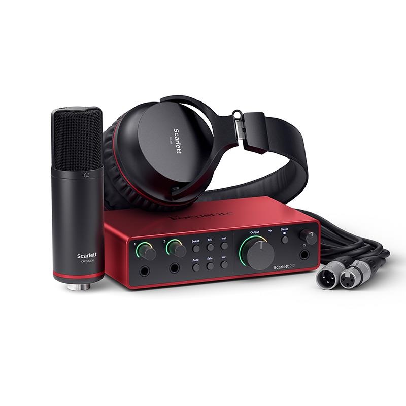 Focusrite Scarlett 2i2 Studio gen4 (Cubase LE付属)(コンデンサー