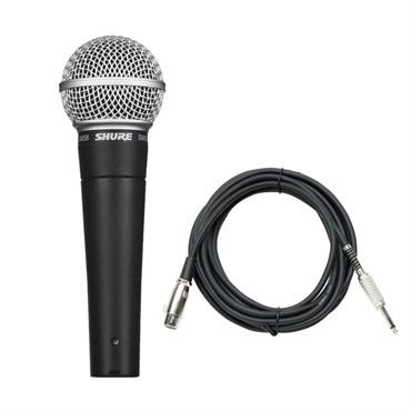 SHURE BETA 58A-J【マイクケーブルセット(XLRメス-TSフォン)5.0m