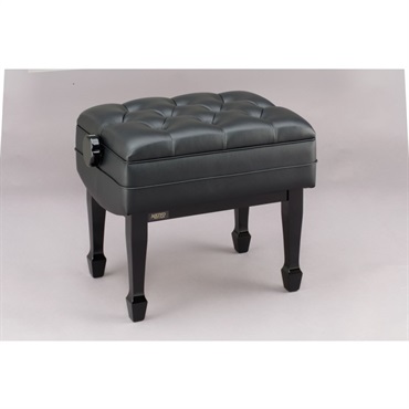 甲南 コンサートピアノ椅子 MKC-600 ブラック ｜イケベ楽器店