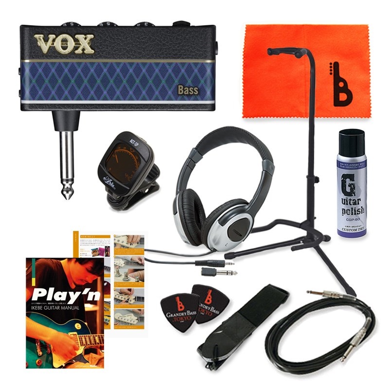 Ikebe Original ベース初心者入門セット （※ベース本体は含みません