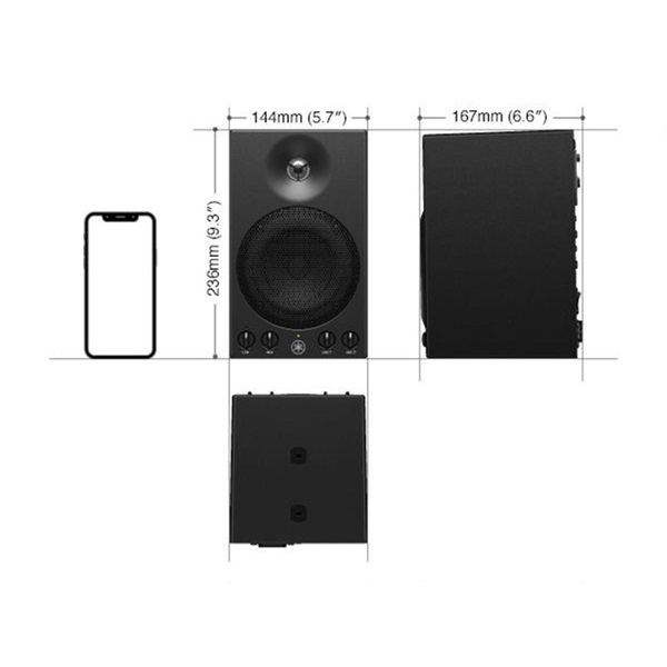 YAMAHA 【半期決算セール】MSP3A(1本)(ヤマハ)(モニタースピーカー