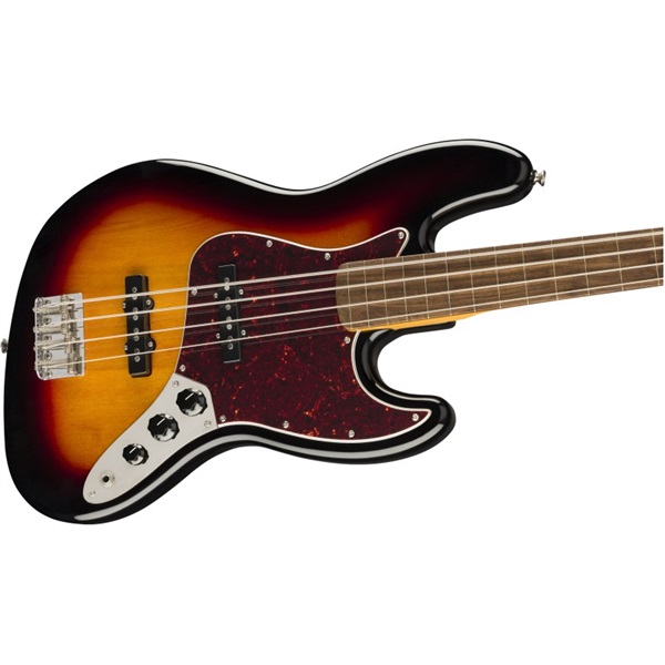 Squier by Fender Classic Vibe '60s Jazz Bass Fretless Laurel